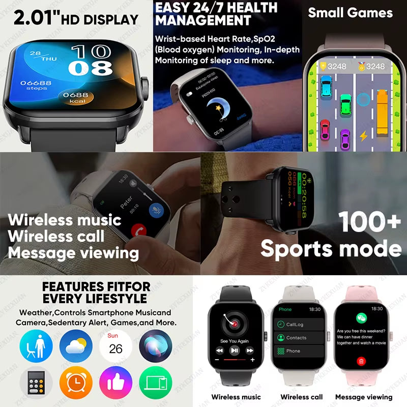 For Xiaomi Watch 5 Global Version Men Women HD AMOLED Display Heart Rate Bluetooth Call GPS Track Waterproof Sports Smart Watch